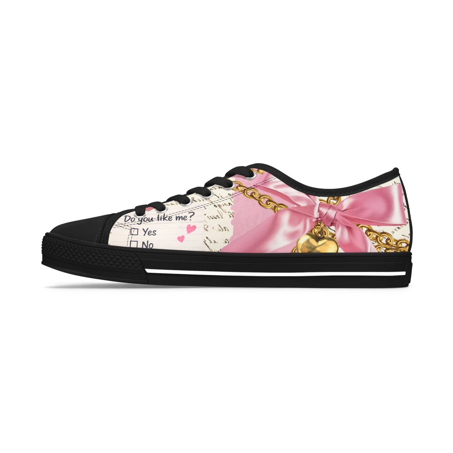 Crush-XOXO Women's Blk Low Top Sneakers