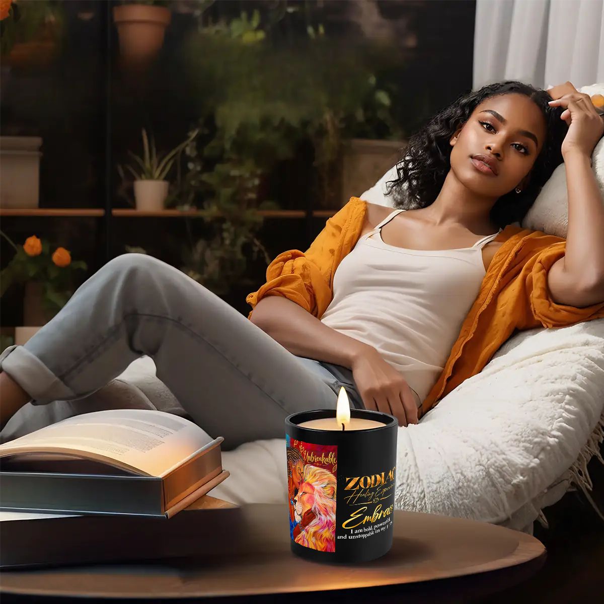 Leo Zodiac Scented Candle (6oz)