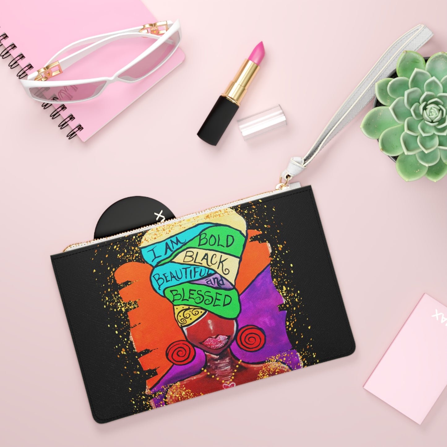 I AM Clutch Bag