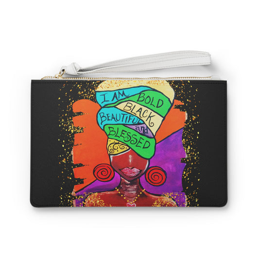 I AM Clutch Bag