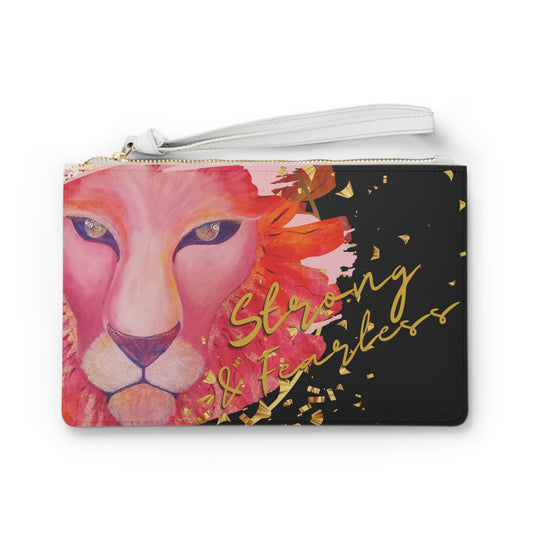 Strong & Fearless Clutch Bag