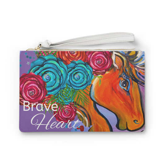 Brave Heart Clutch Bag