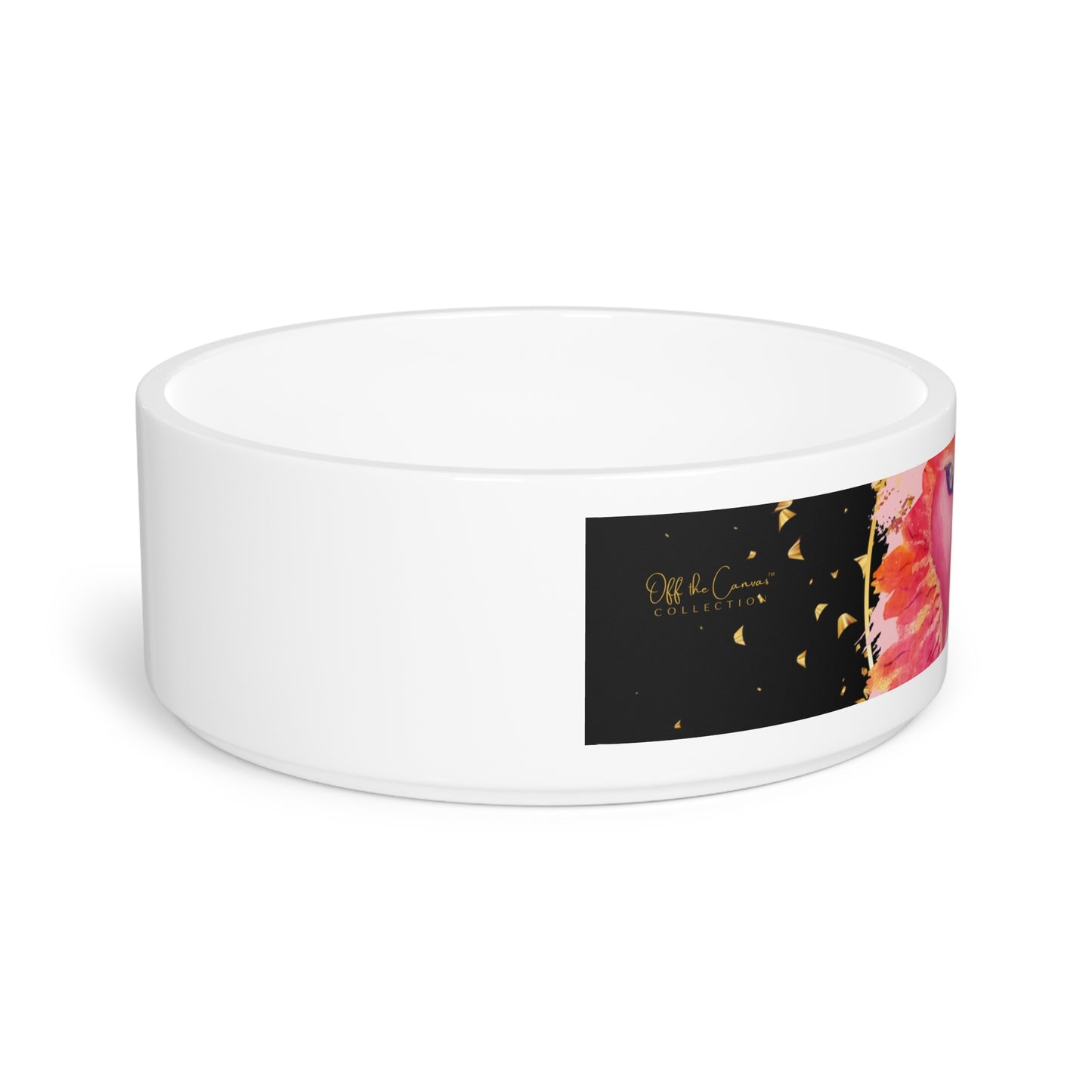 Strong & Fearless Ceramic Pet Bowl