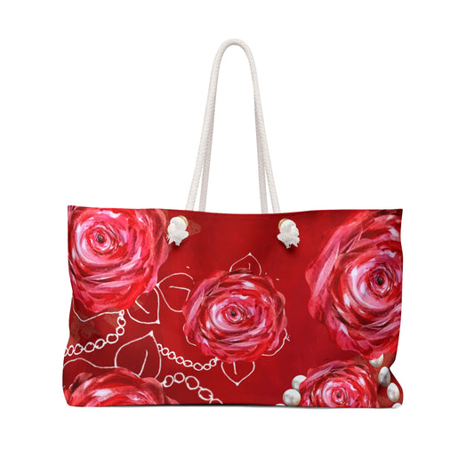 Lady in Red Weekender Bag
