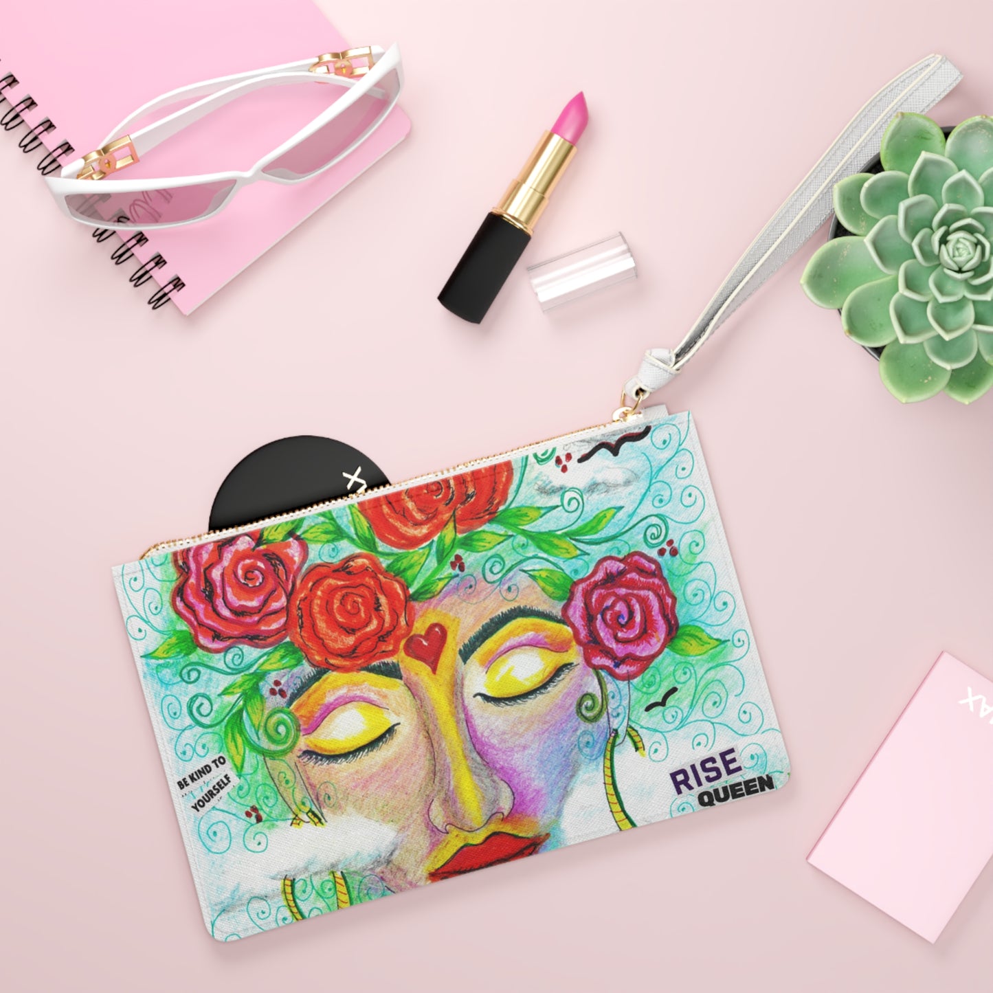 Rise Queen Clutch Bag