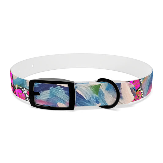 Blue Rose Pet Collar