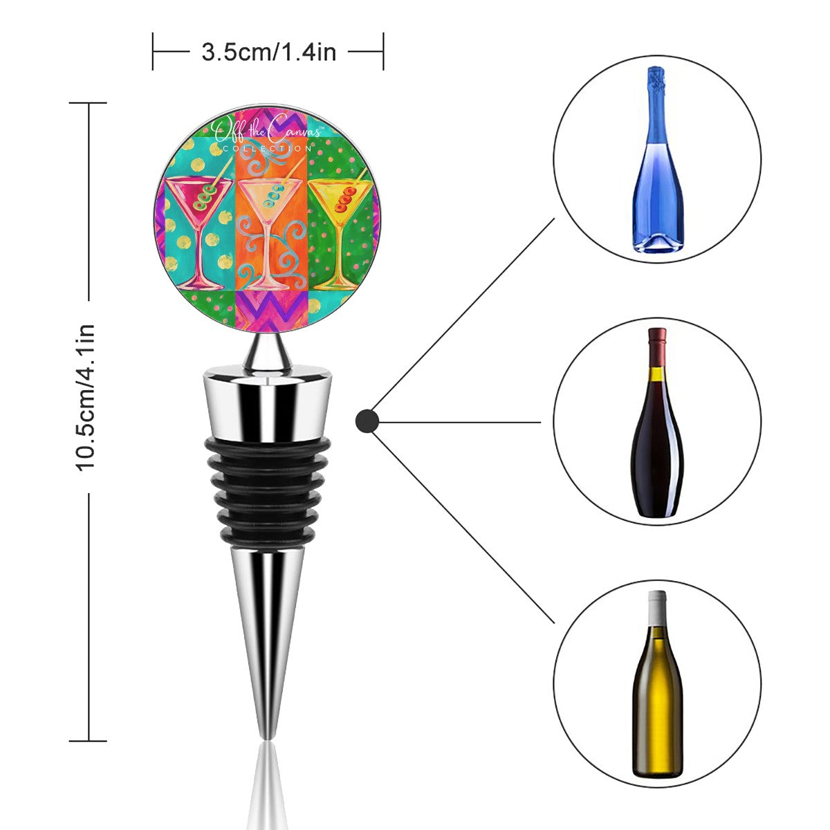 Martini Martini Wine Bottle Stopper