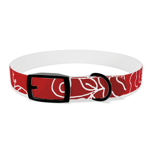 Crimson Rose Pet Collar