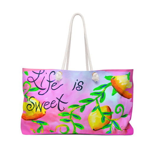Life is Sweet Weekender Bag
