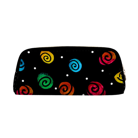 Gum Drop Leather Makeup Bag