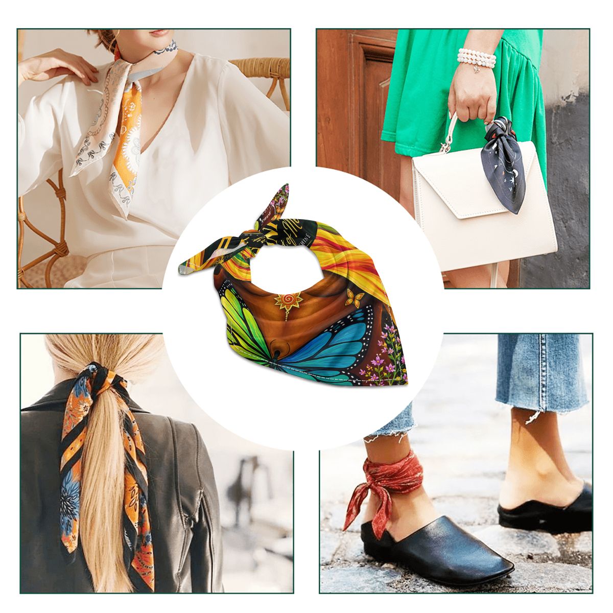 Gemini Silk Scarf