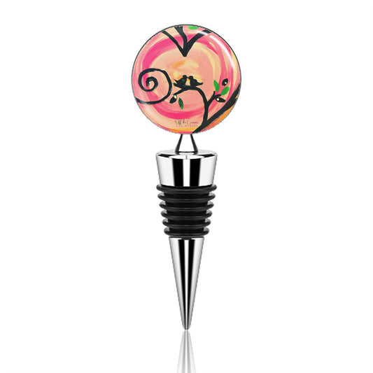 Love Birds Wine Bottle Stopper