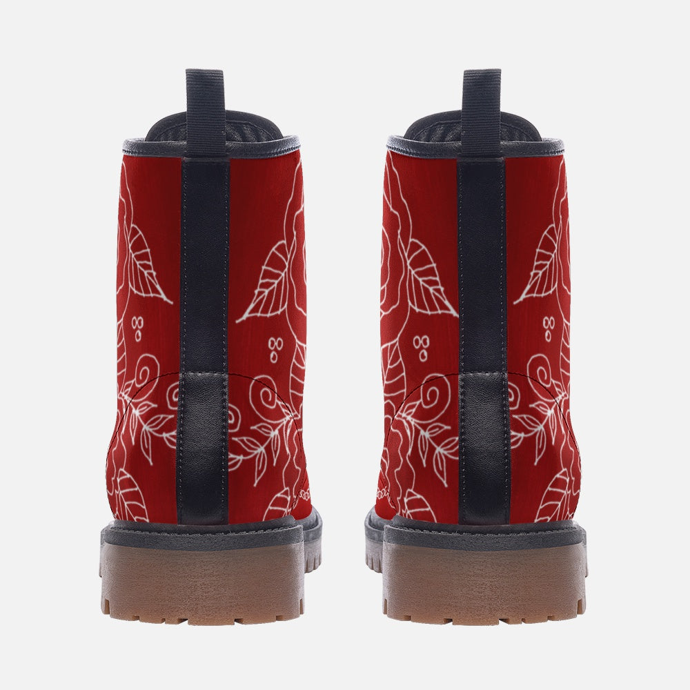 Lady-in-Red Leather Lightweight Boots MT