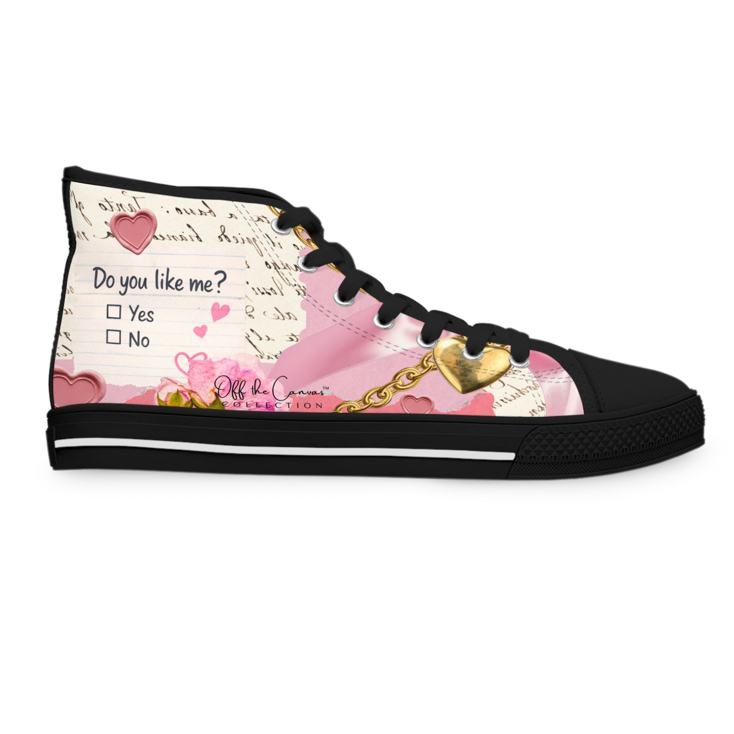 Crush-XOXO Women's Blk High Top Sneakers