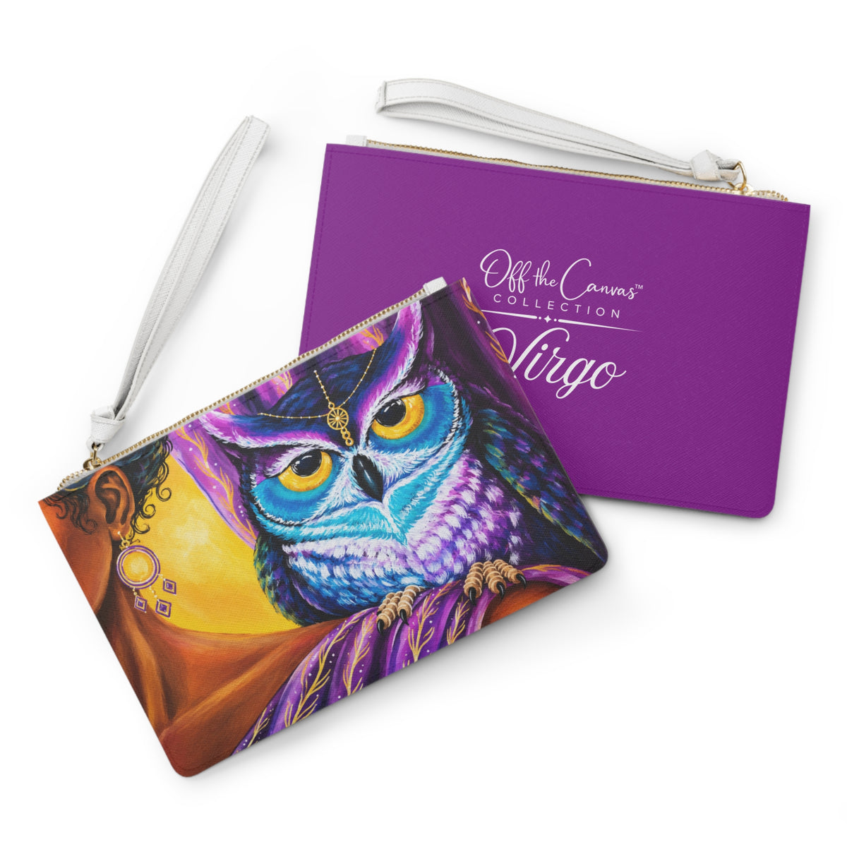 Wisdom in Stillness (Virgo) Clutch Bag