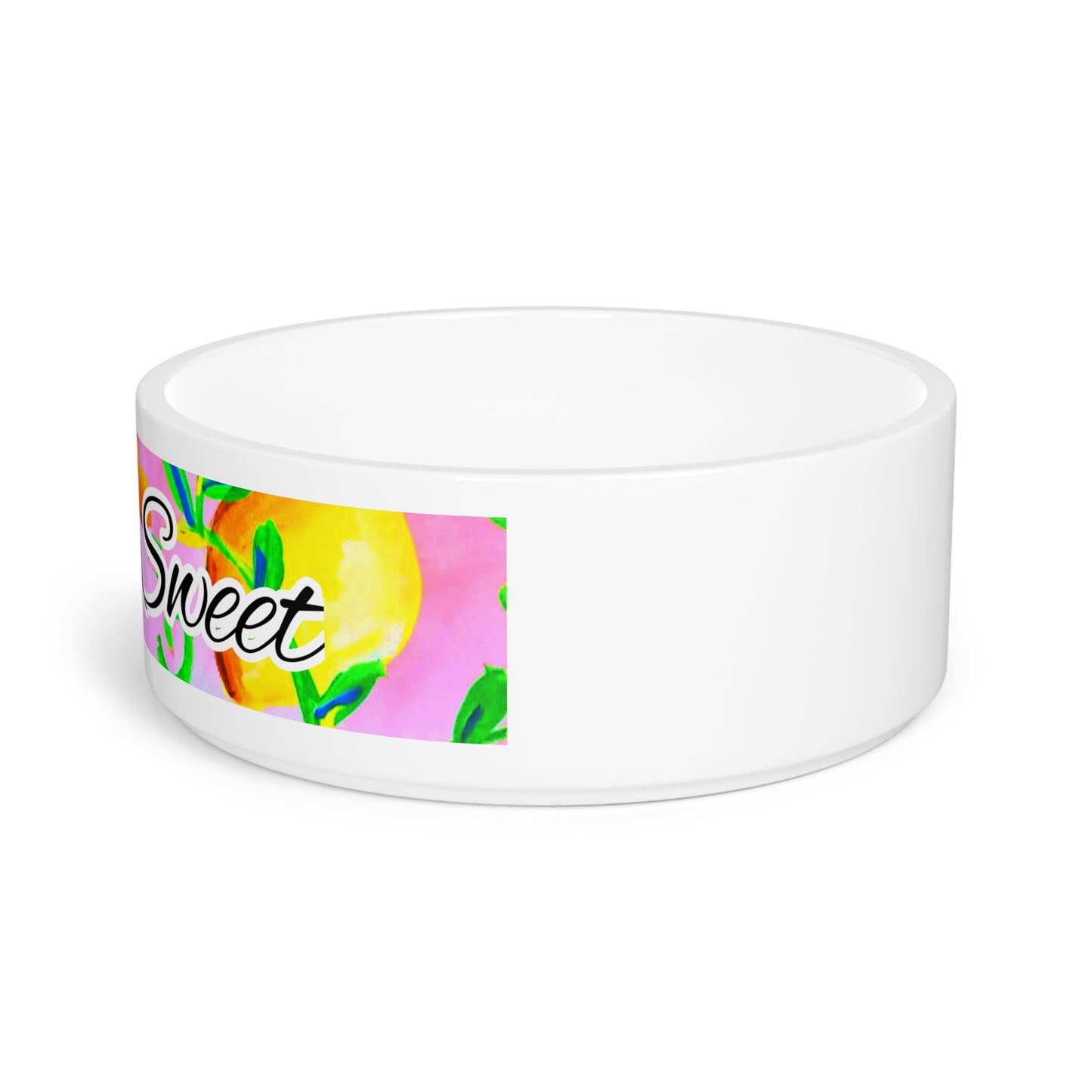 Life is Sweet Ceramic Pet Bowl
