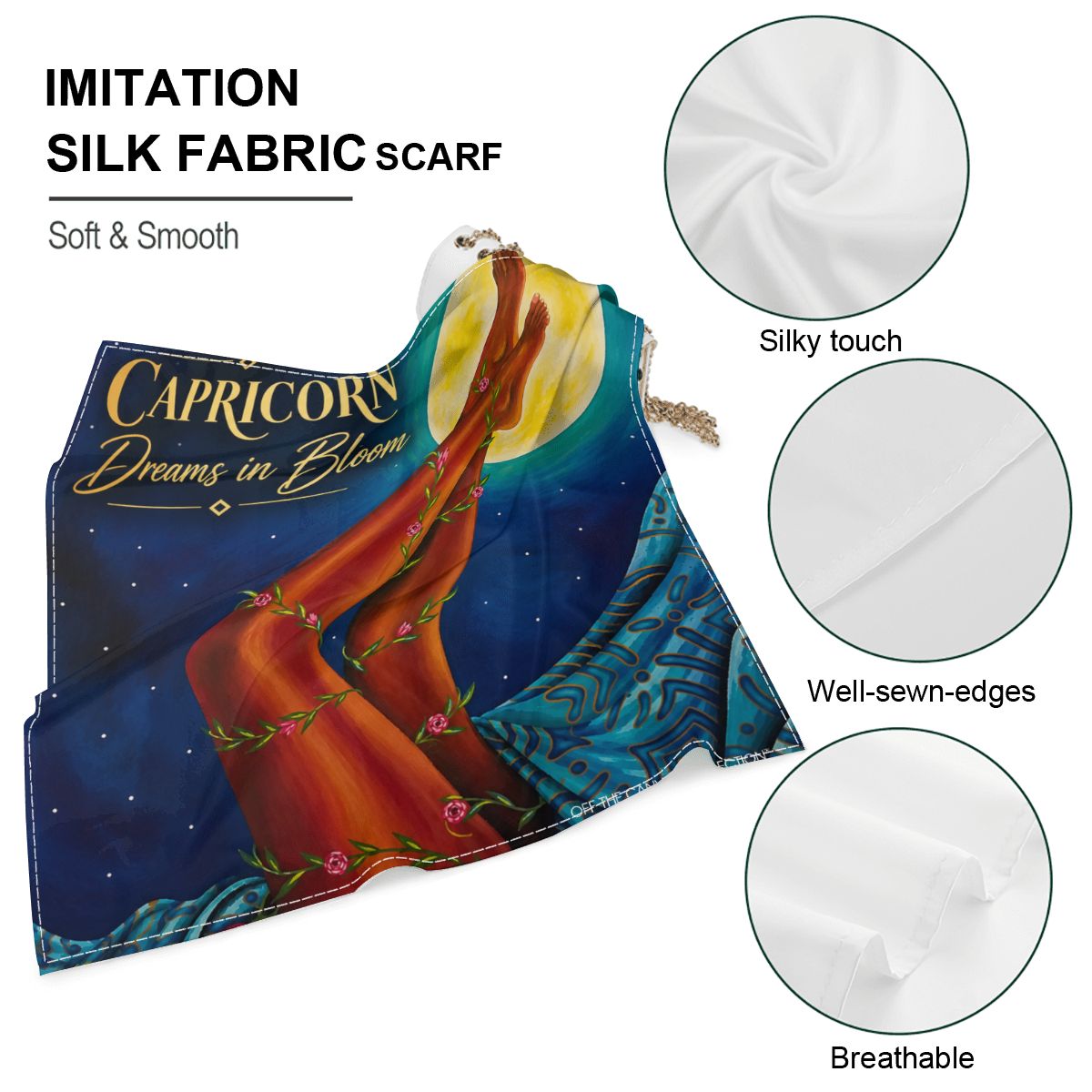 Capricorn Silk Scarf