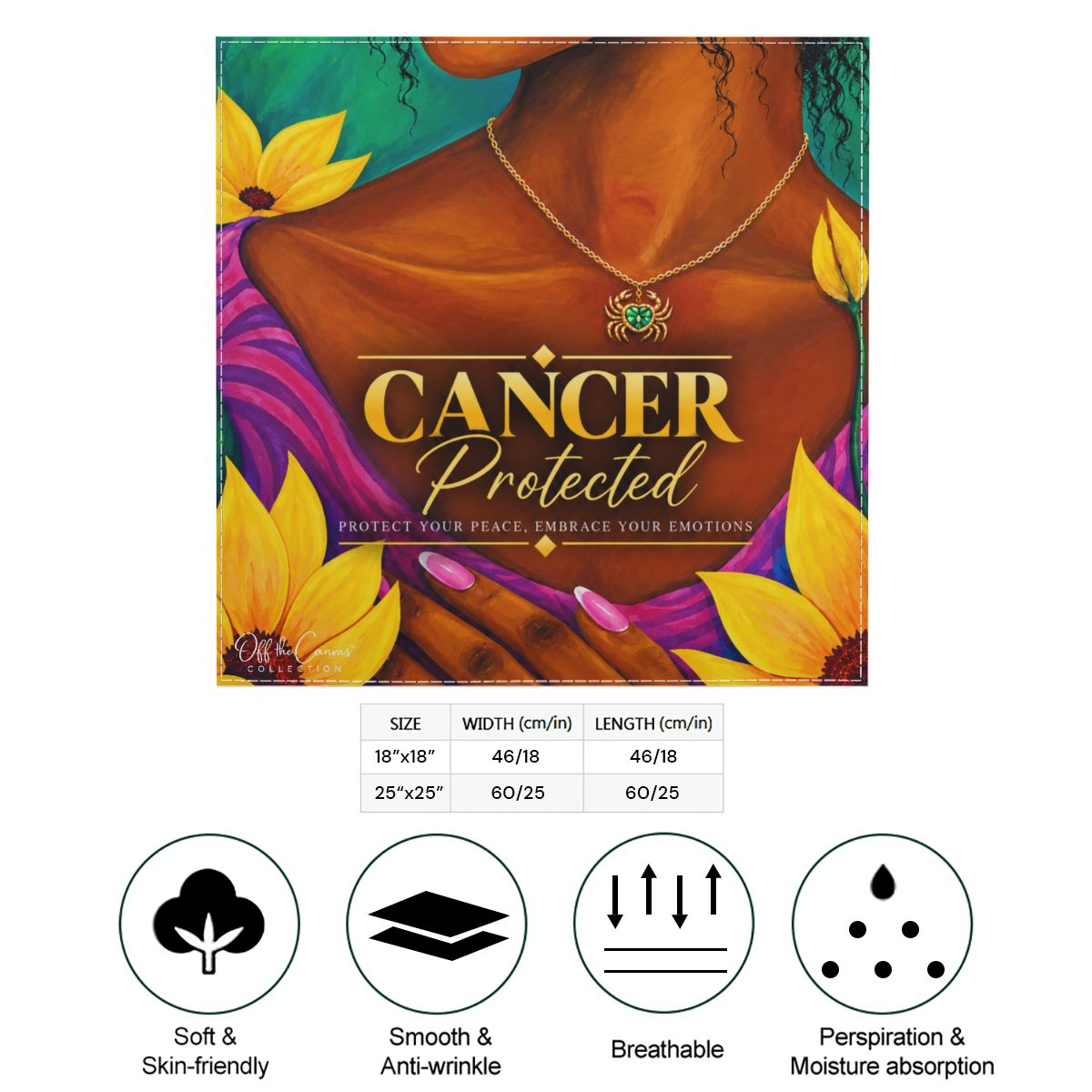 Cancer Silk Scarf