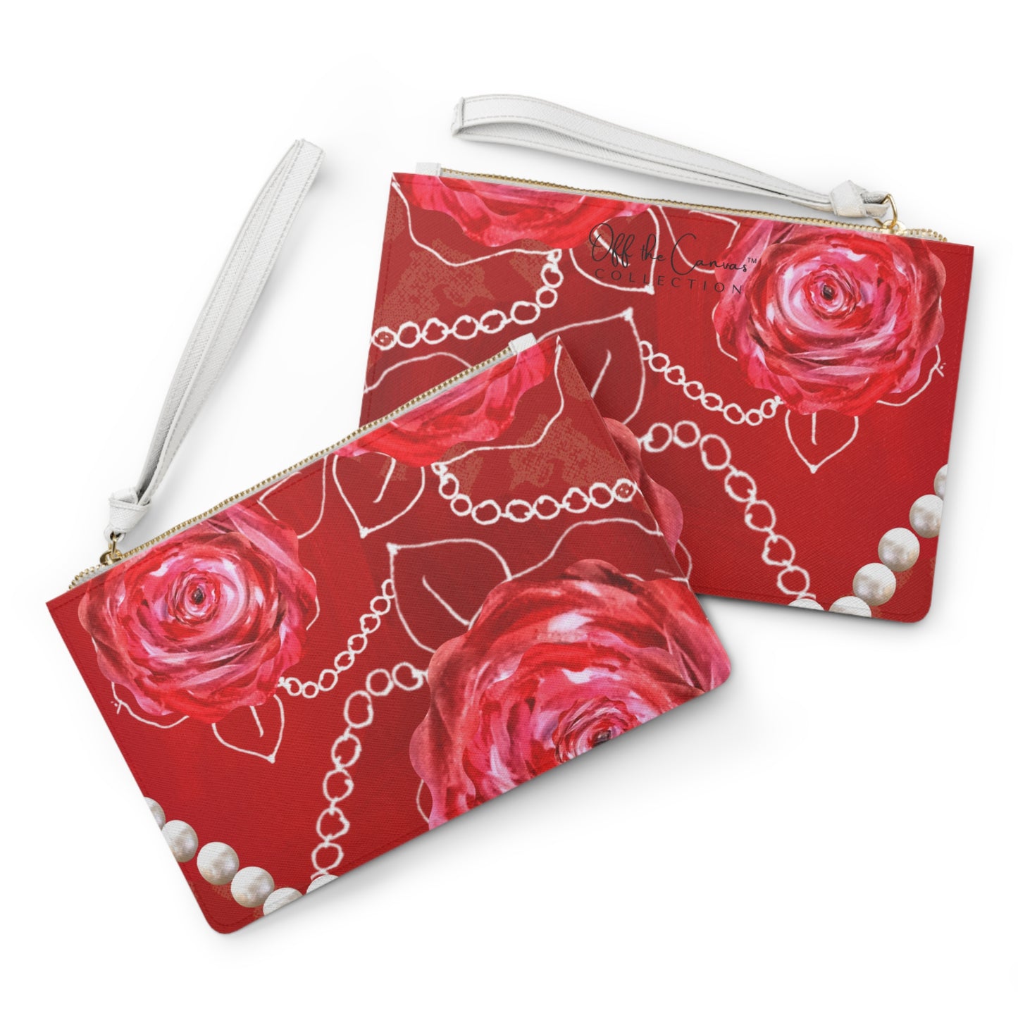 Lady in Red Clutch Bag