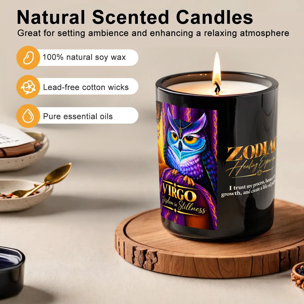 Virgo Zodiac Scented Candle (6oz)