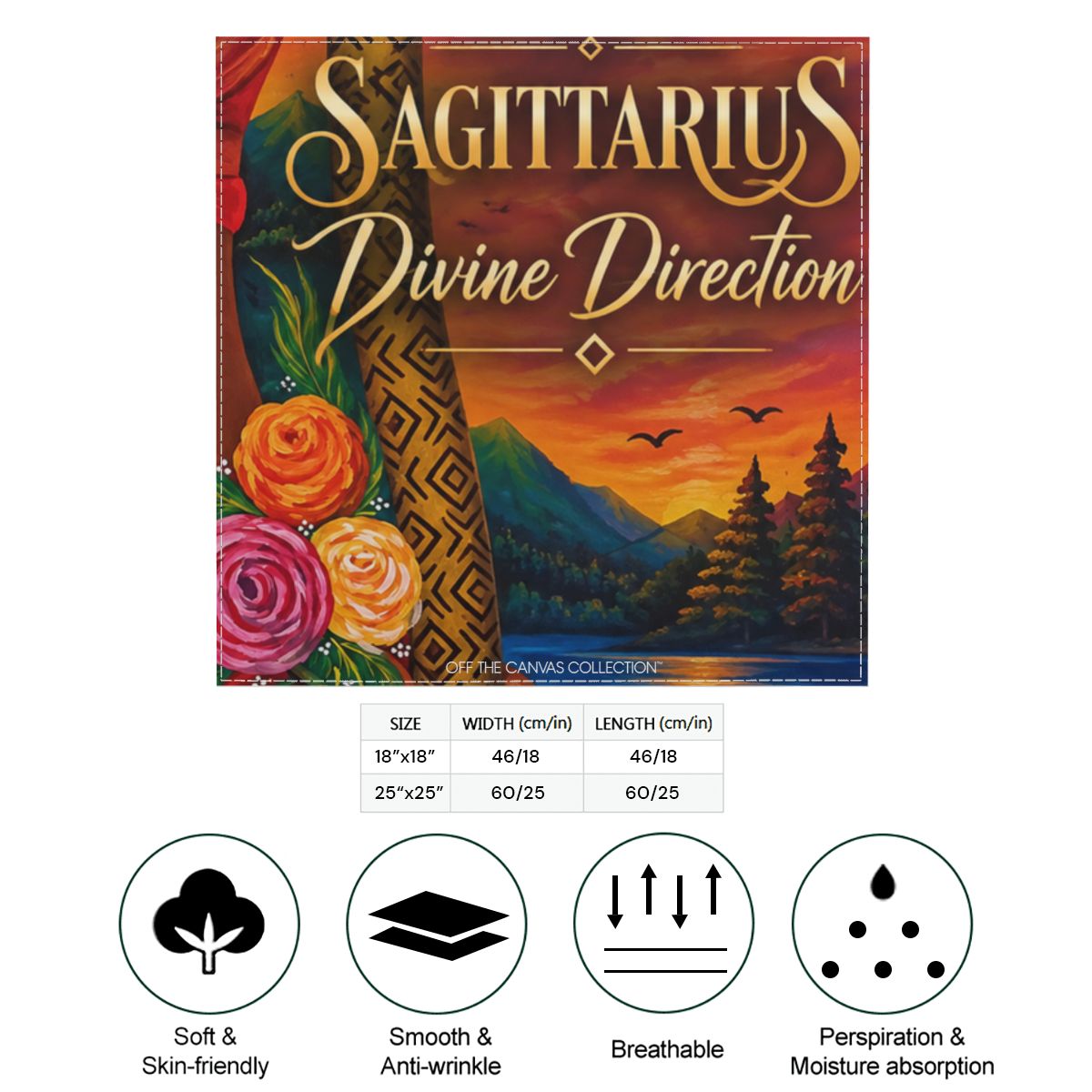 Sagittarius Silk Scarf