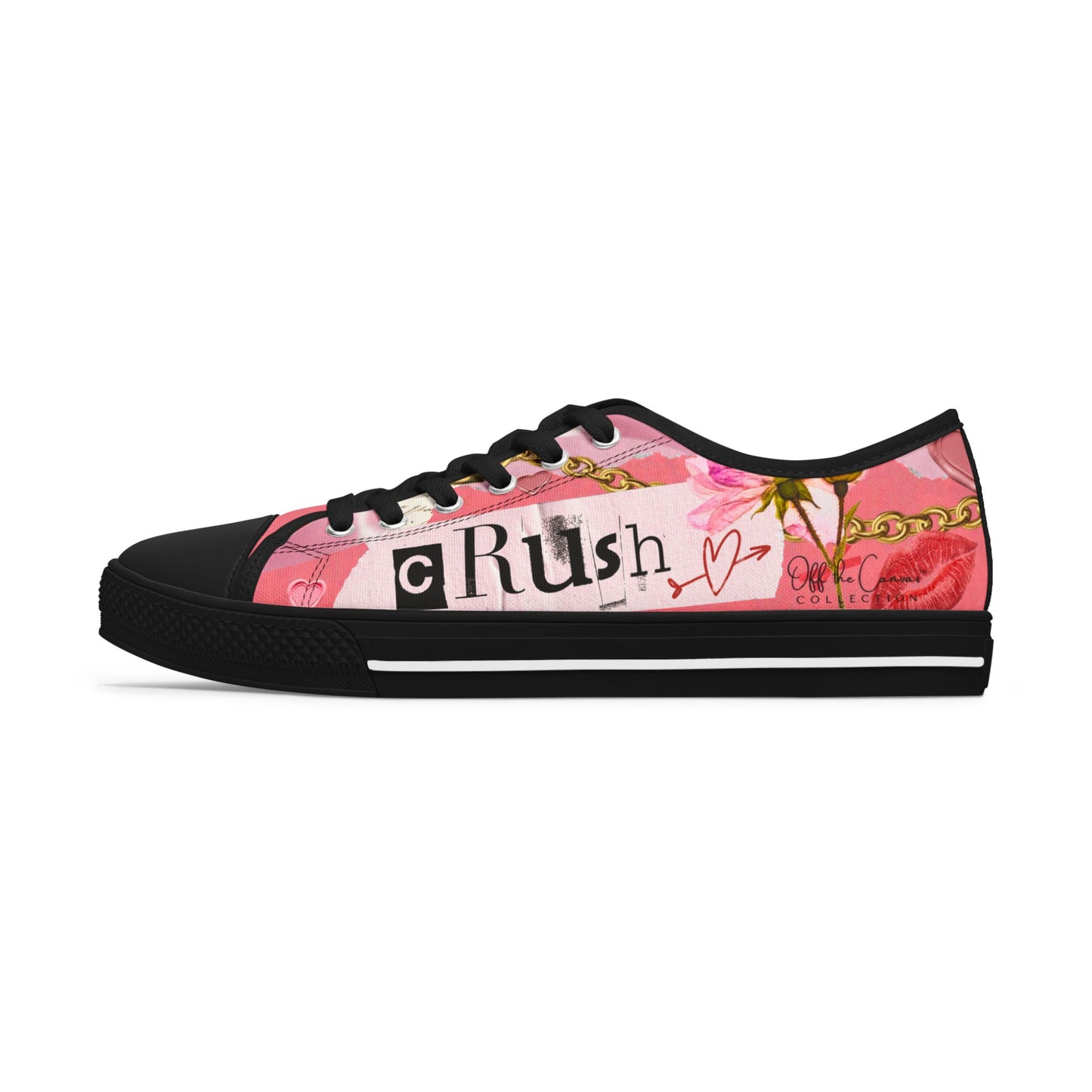 Crush-XOXO Women's Blk Low Top Sneakers