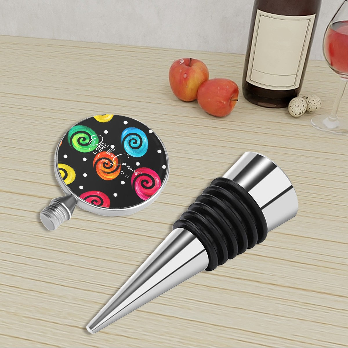 Gum Ball Wine Bottle Stopper