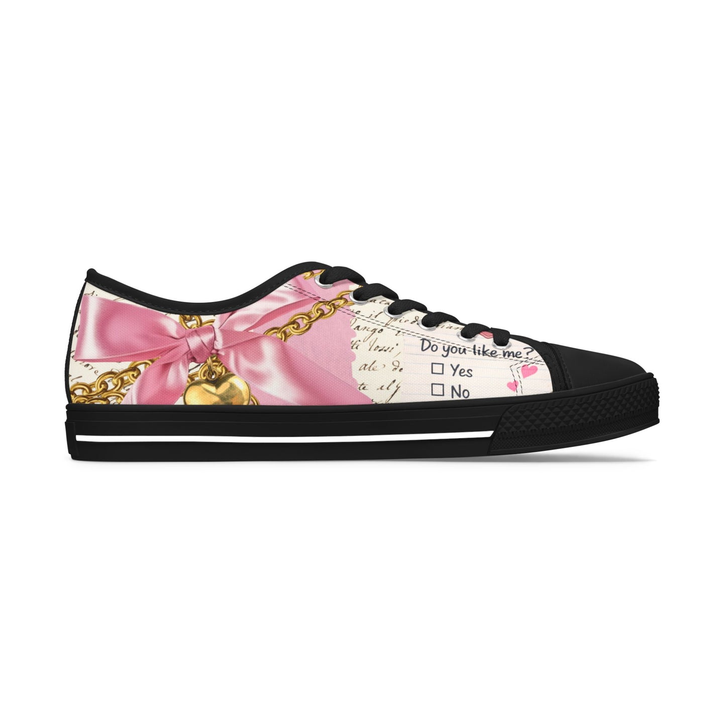 Crush-XOXO Women's Blk Low Top Sneakers