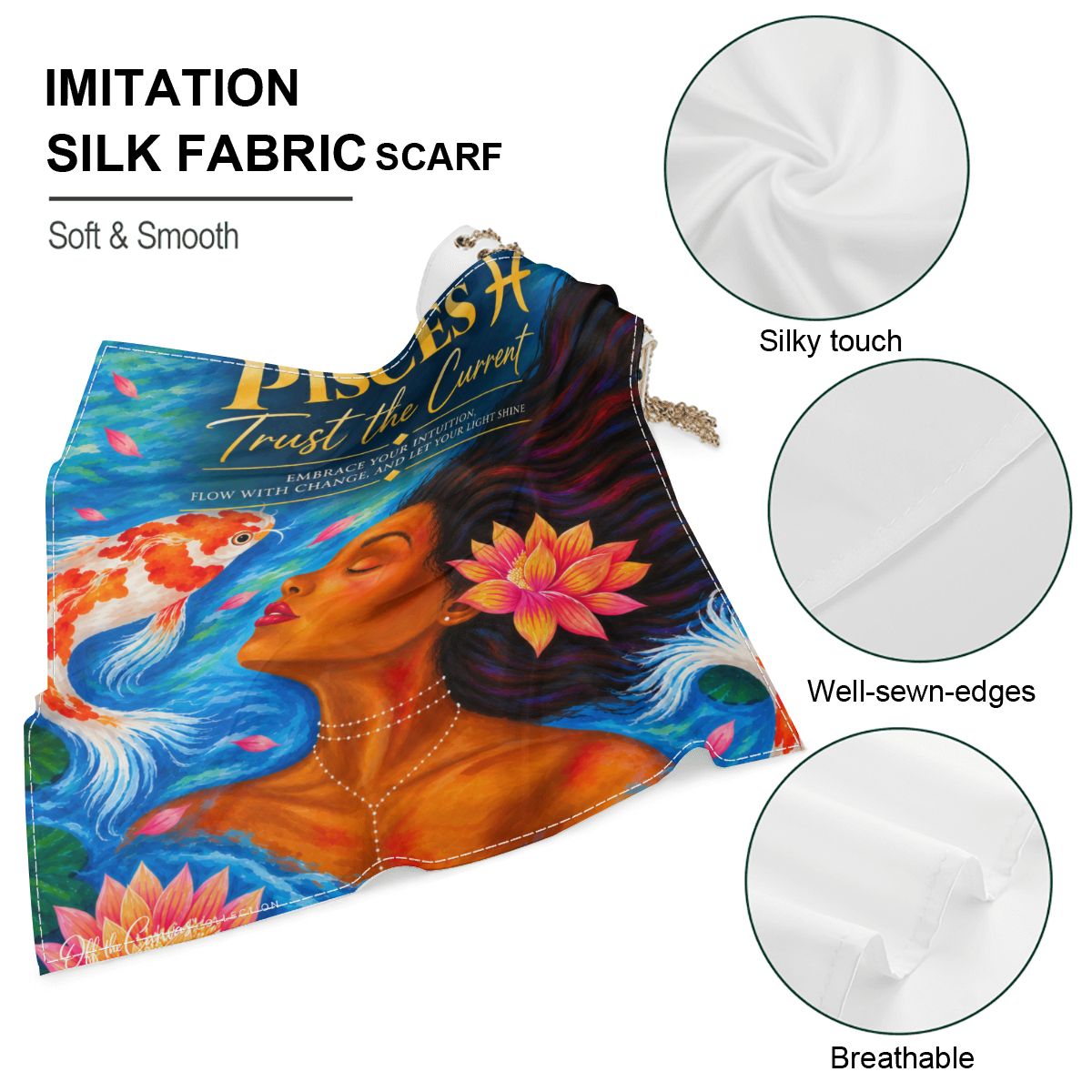Pisces Silk Scarf