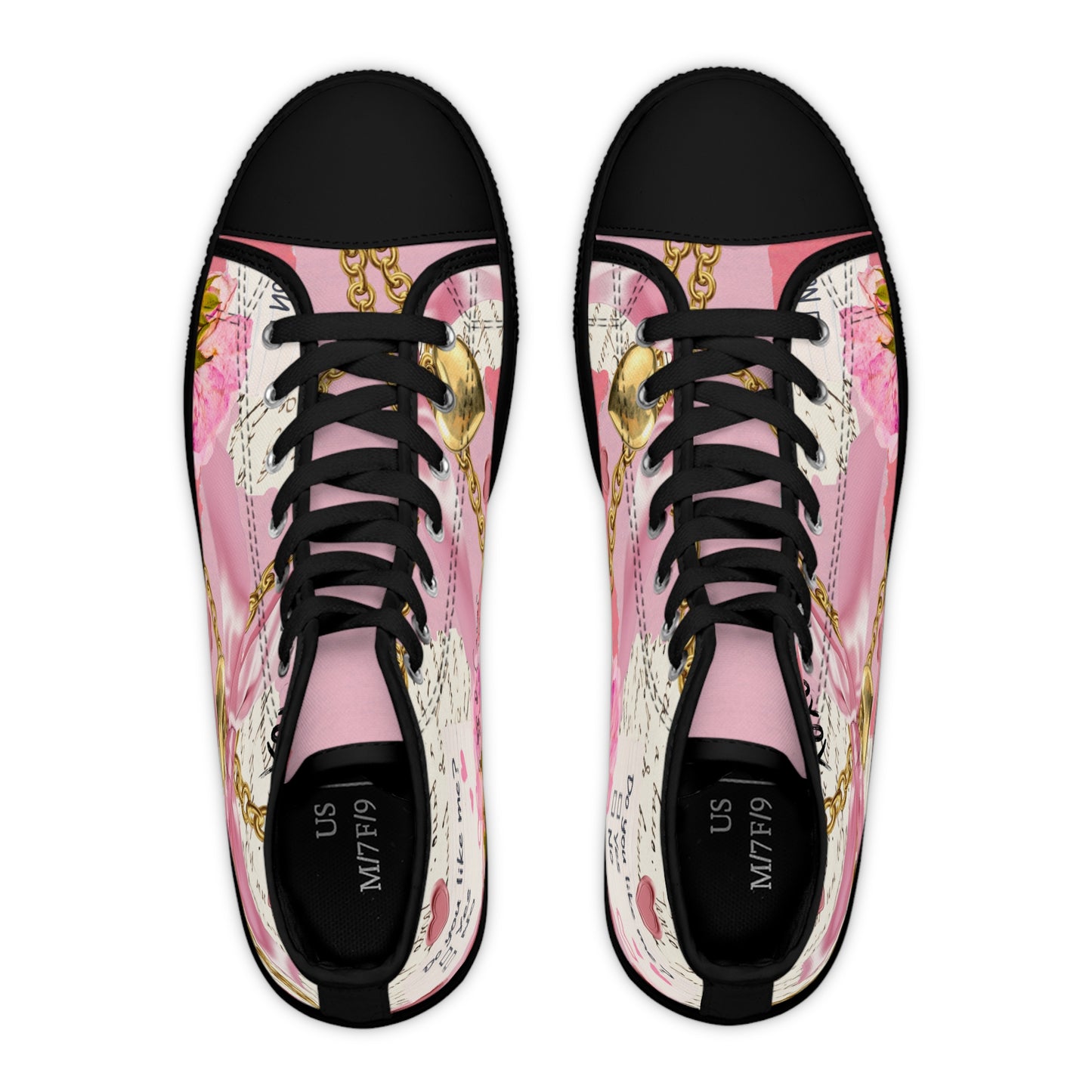 Crush-XOXO Women's Blk High Top Sneakers