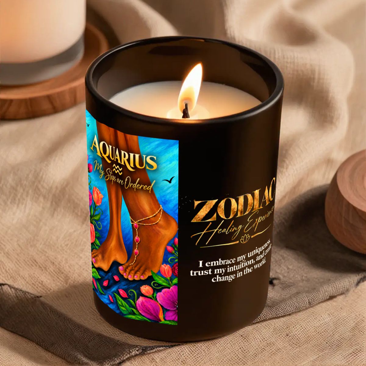 Aquarius Zodiac Scented Candle (6oz)