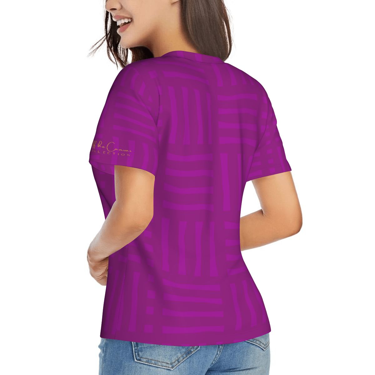 Legacy Wall Women's VNeck Short Sleeve T- Shirt