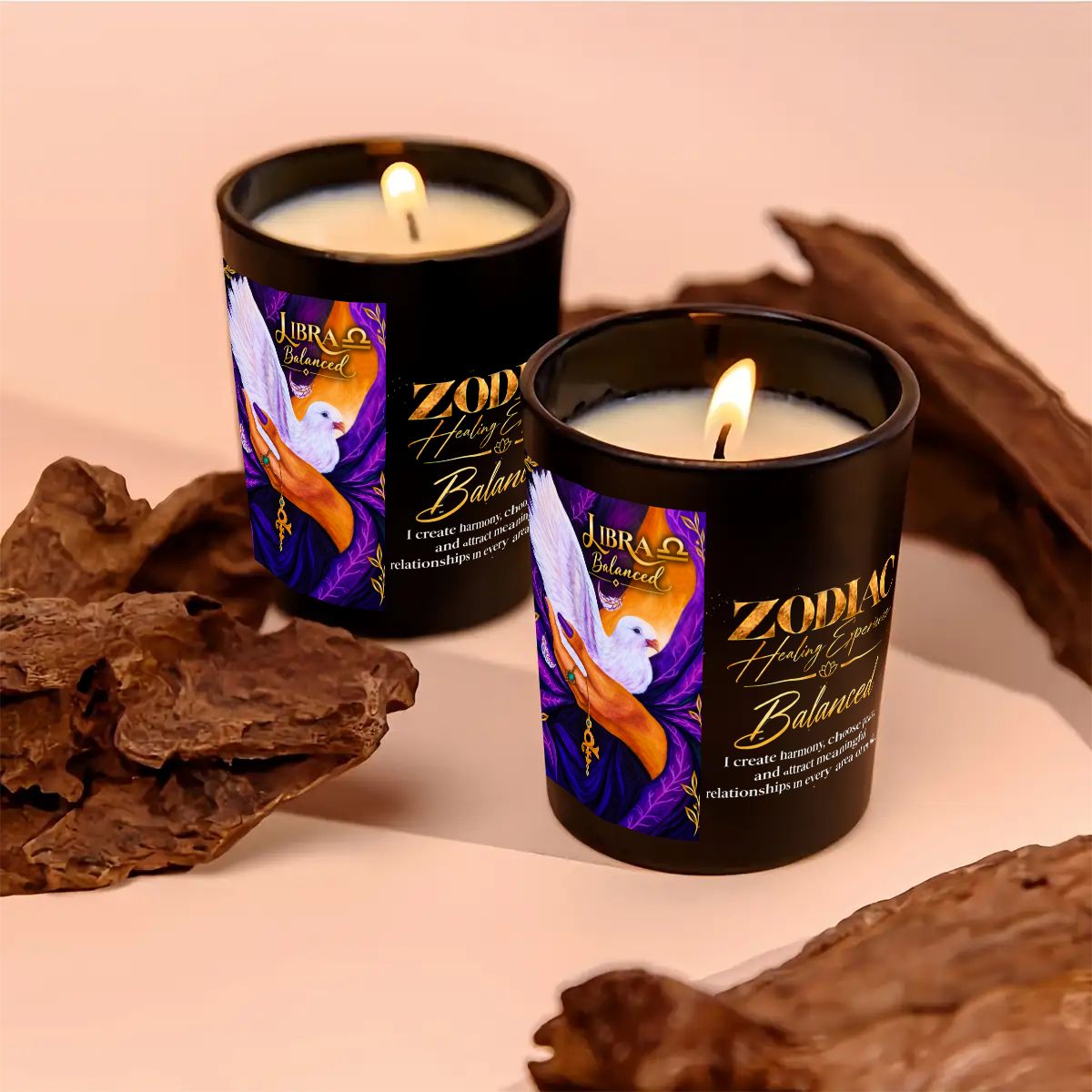 Libra Zodiac Scented Candle (6oz)