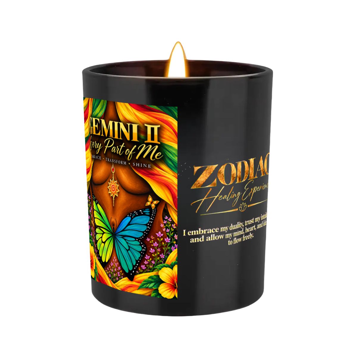 Gemini Zodiac Scented Candle (6oz)