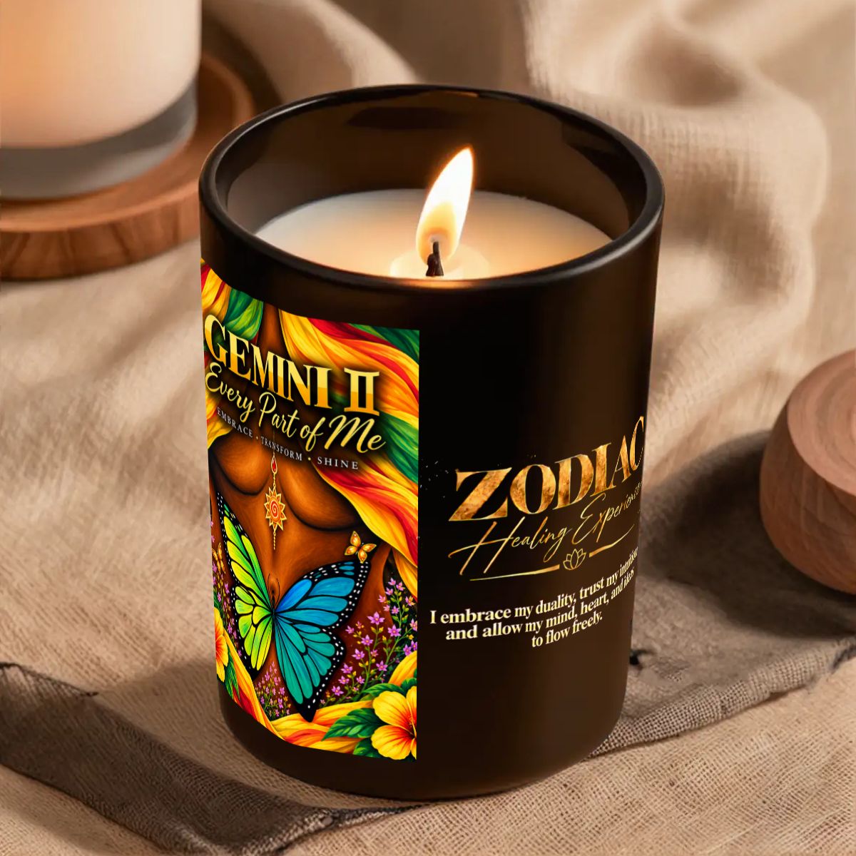 Gemini Zodiac Scented Candle (6oz)