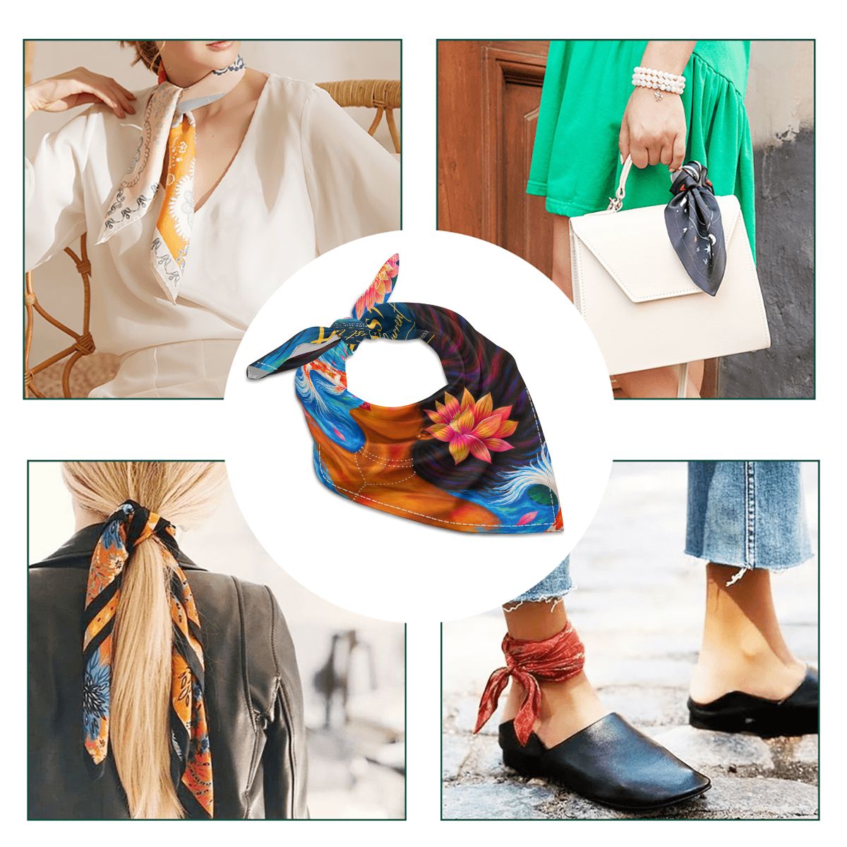 Pisces Silk Scarf