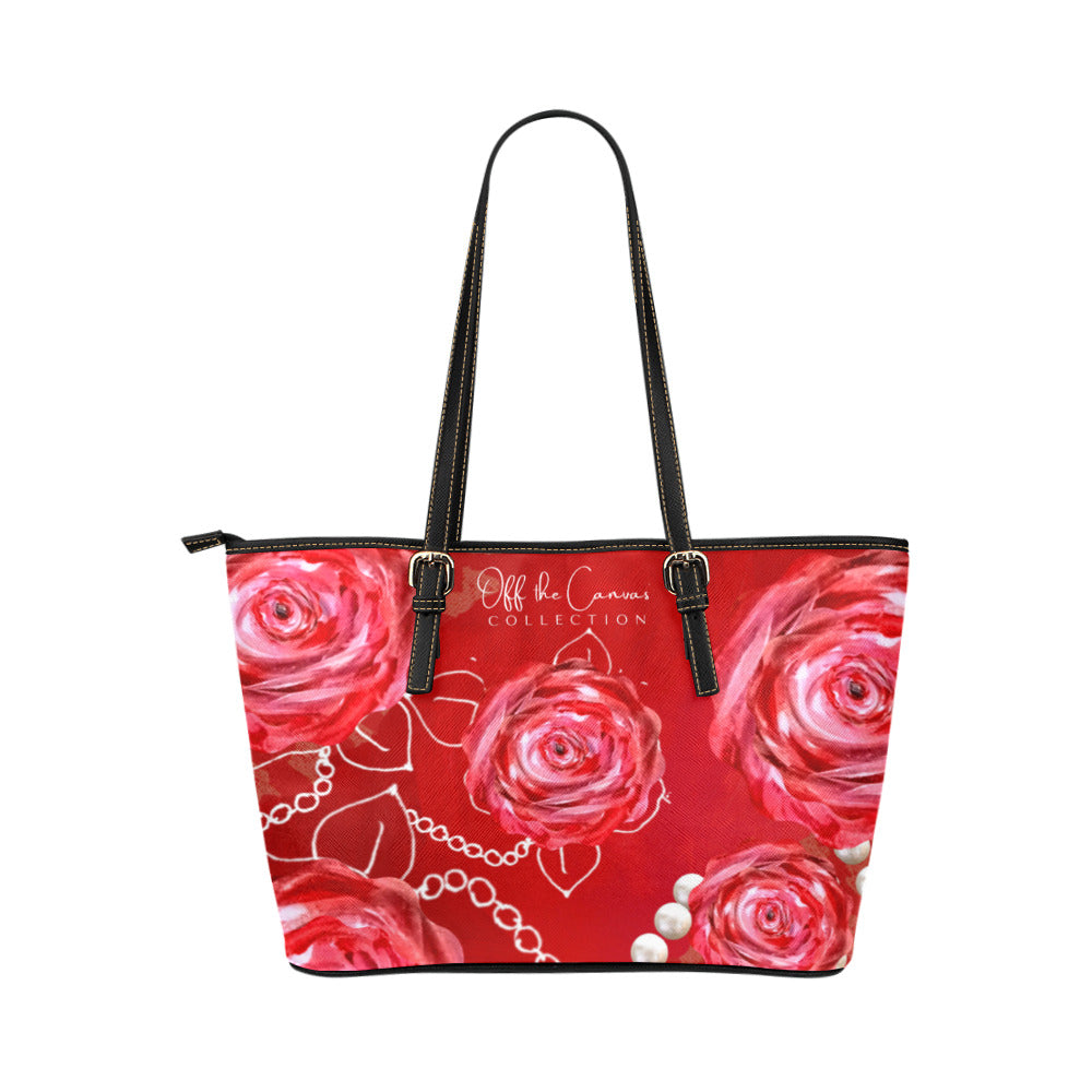 Lady in Red Tote Bag