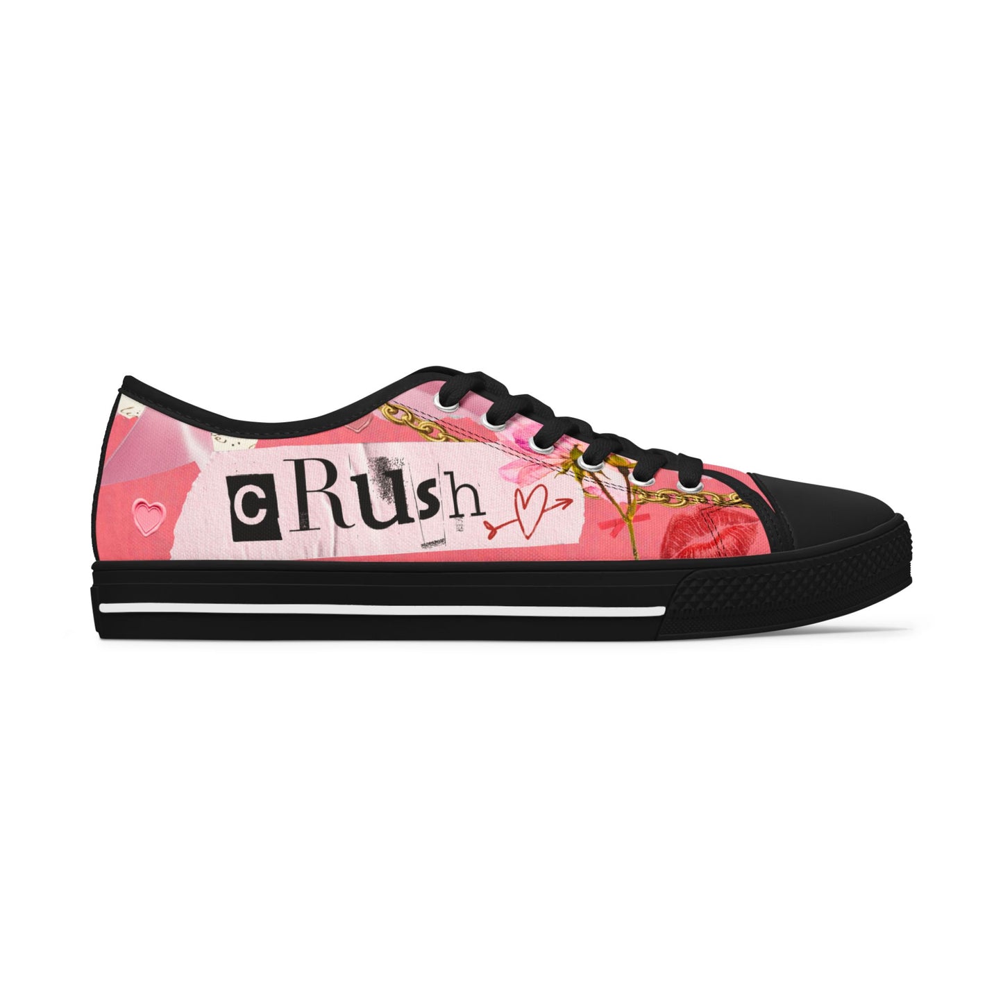 Crush-XOXO Women's Blk Low Top Sneakers