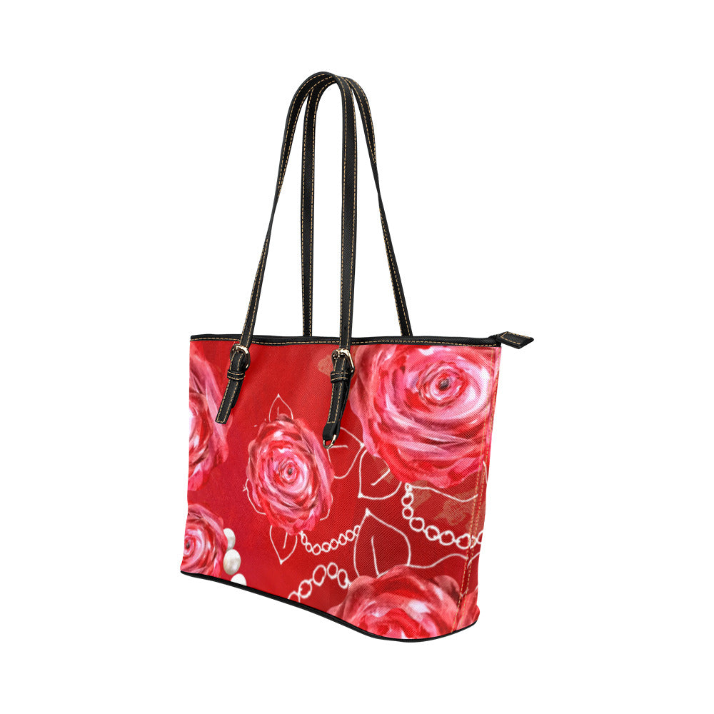 Lady in Red Tote Bag