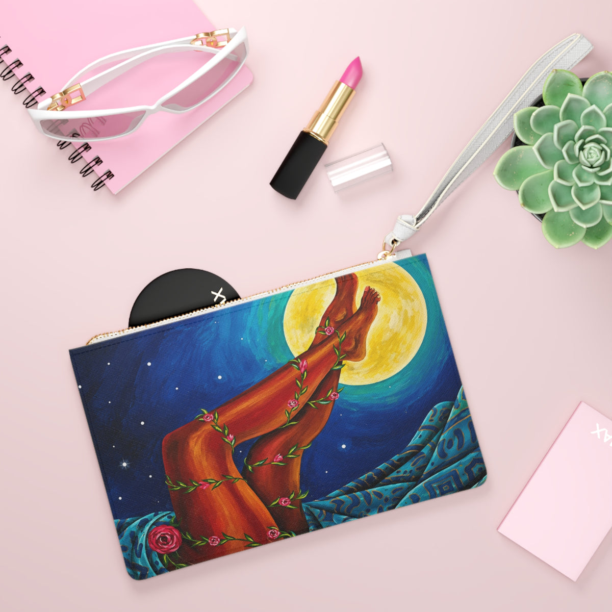 Dreams in Bloom (Capricorn) Clutch Bag