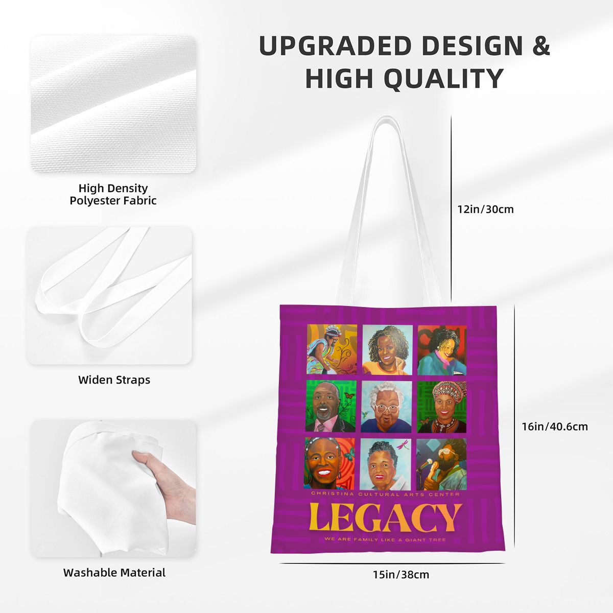 Legacy Mural Canvas Tote Bag 2026