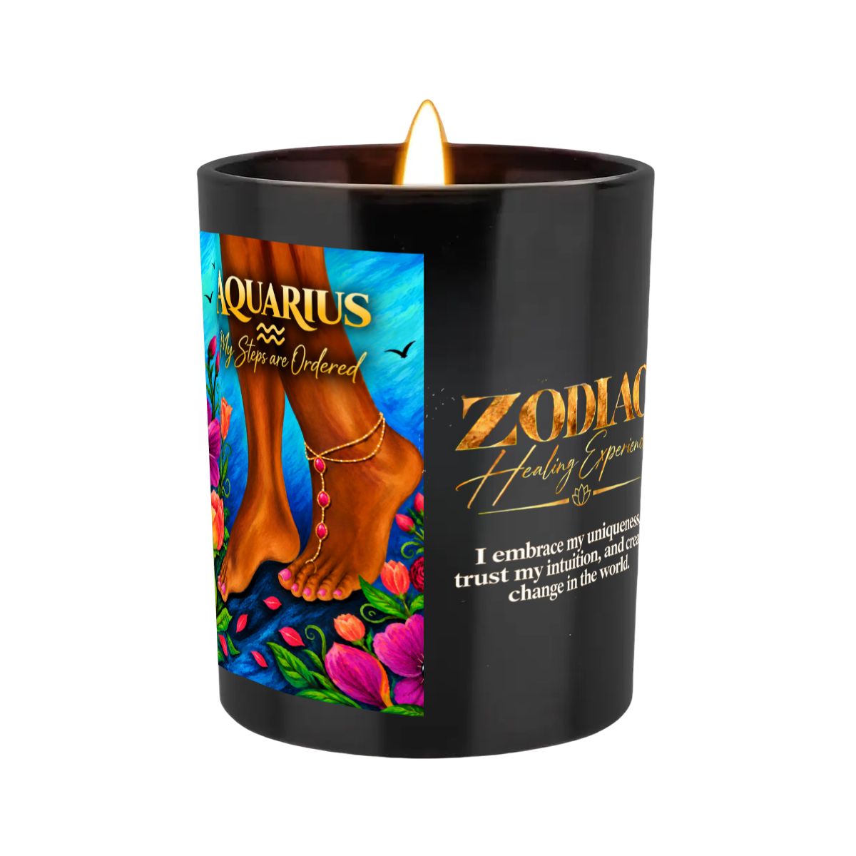 Aquarius Zodiac Scented Candle (6oz)