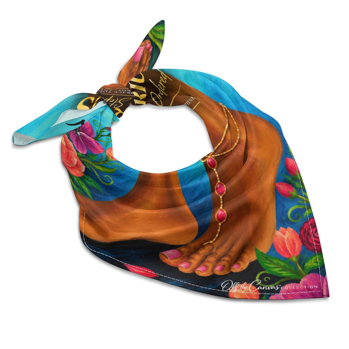 Aquarius Silk Scarf