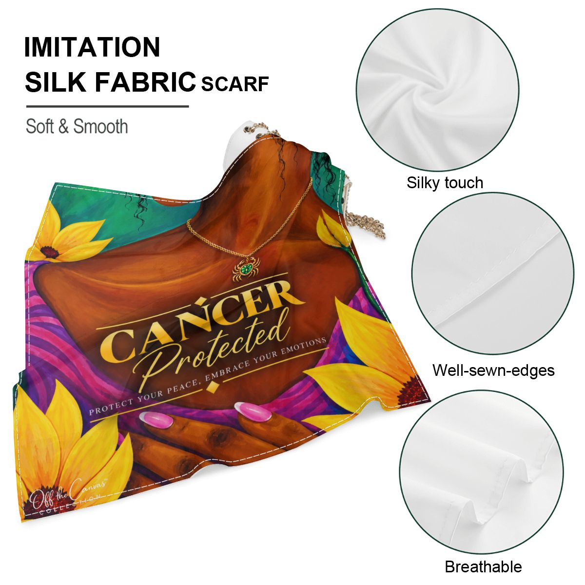 Cancer Silk Scarf