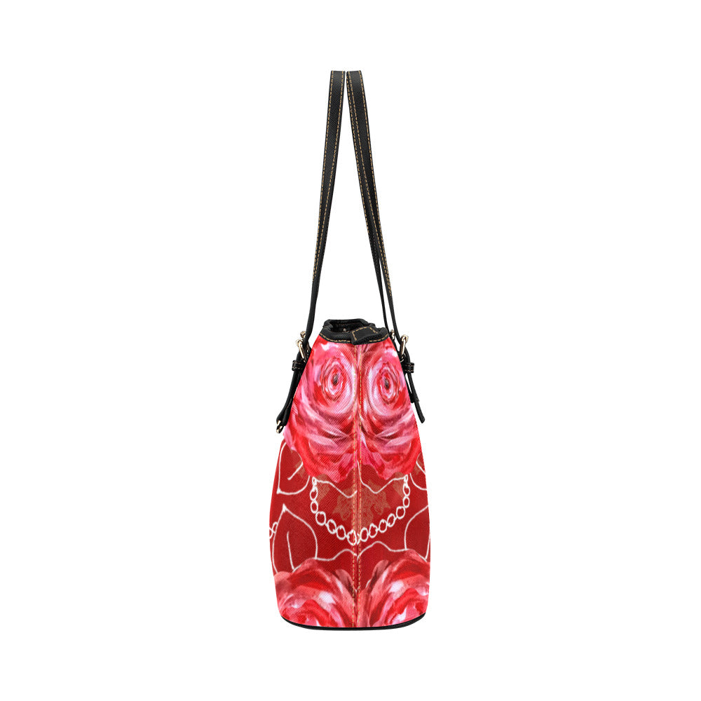Lady in Red Tote Bag
