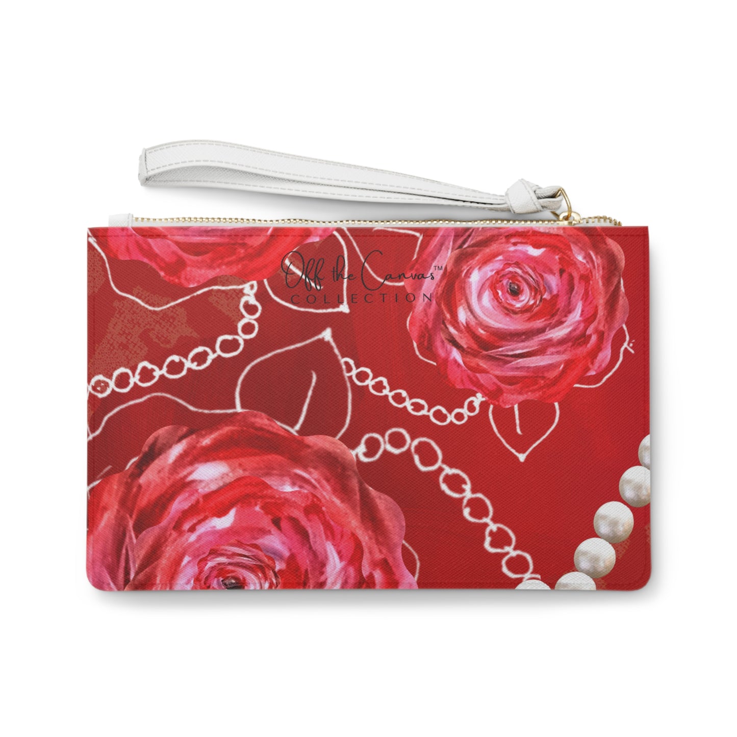 Lady in Red Clutch Bag