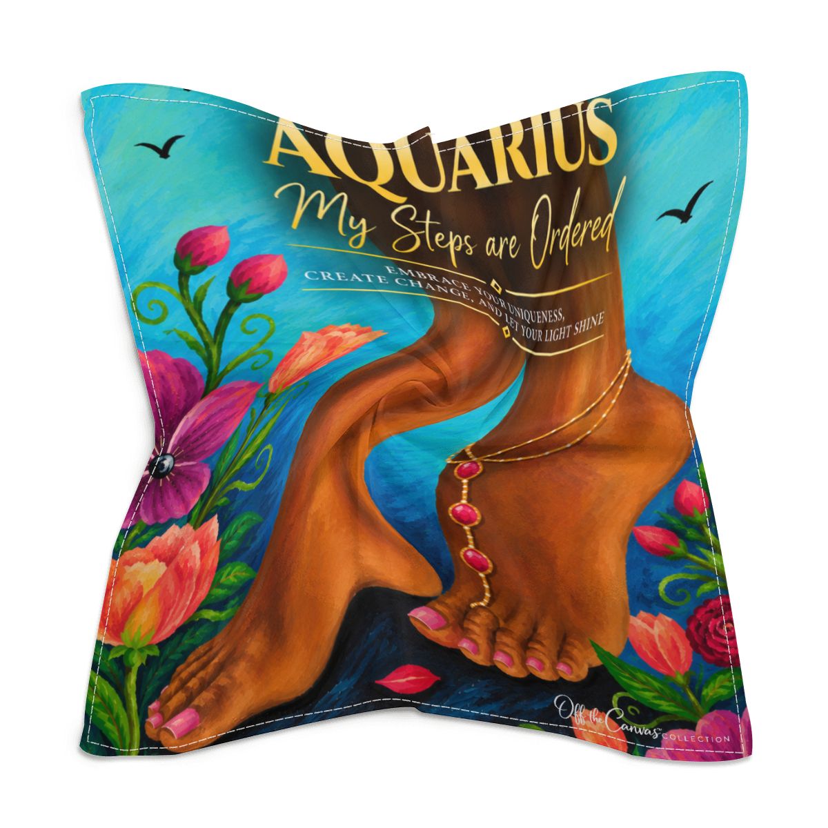 Aquarius Silk Scarf