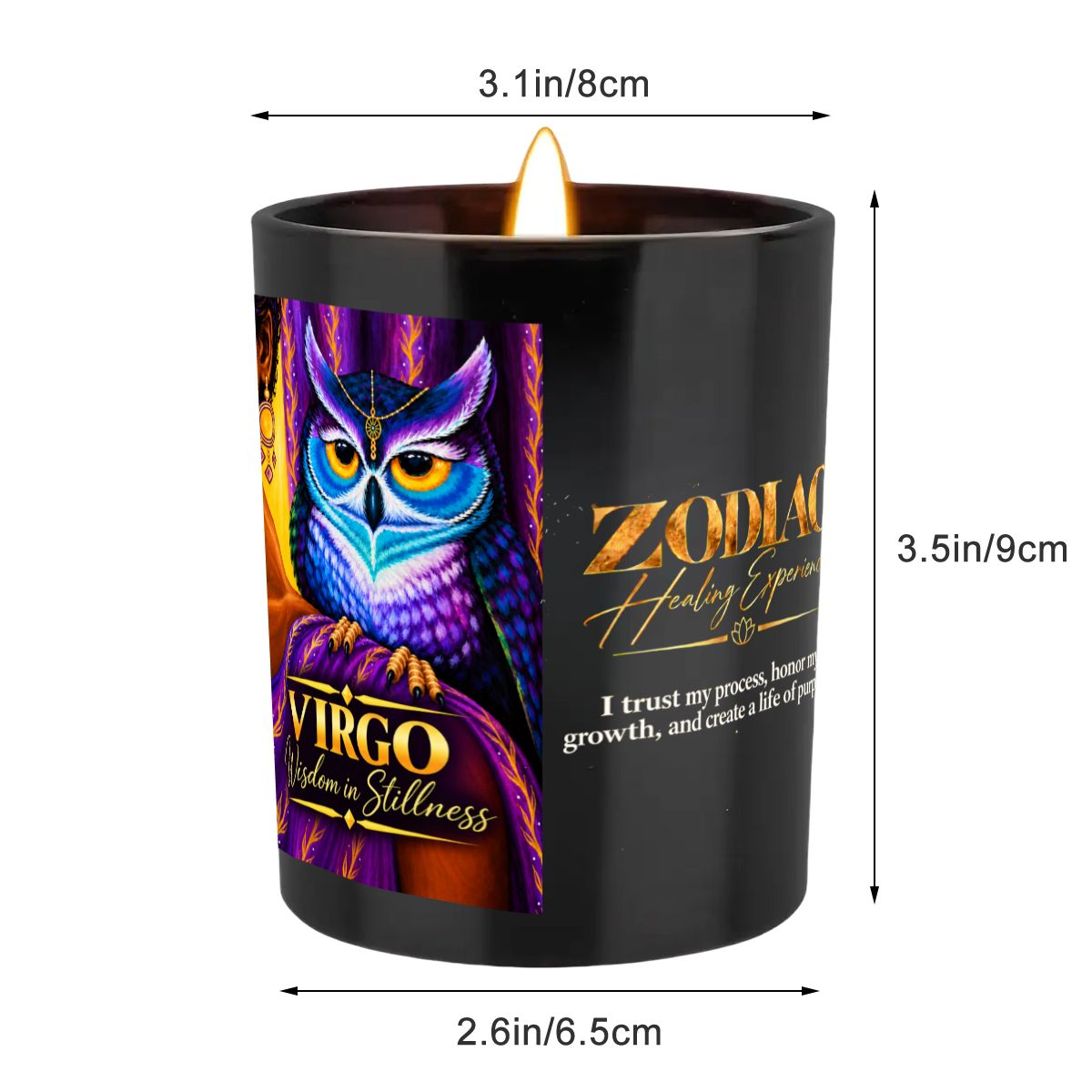 Virgo Zodiac Scented Candle (6oz)