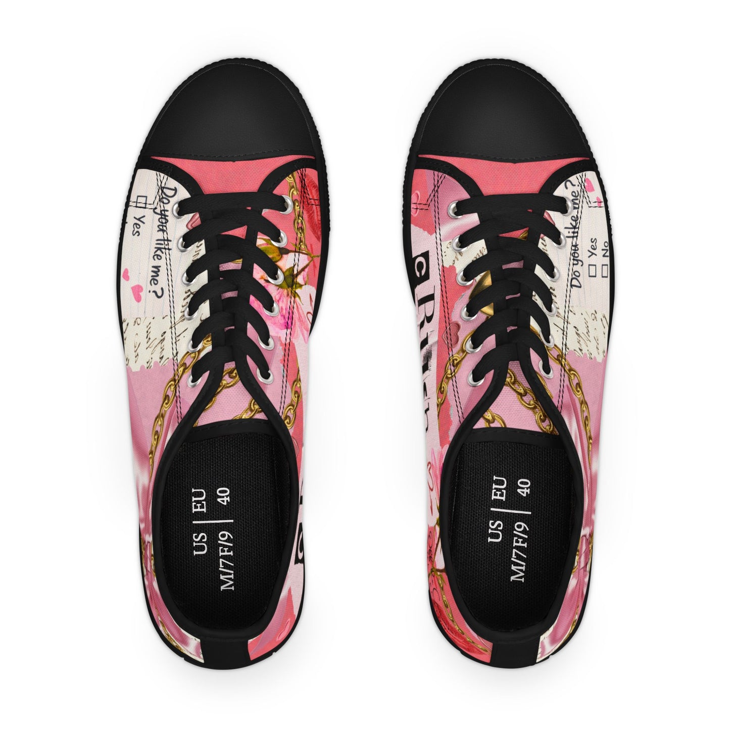 Crush-XOXO Women's Blk Low Top Sneakers