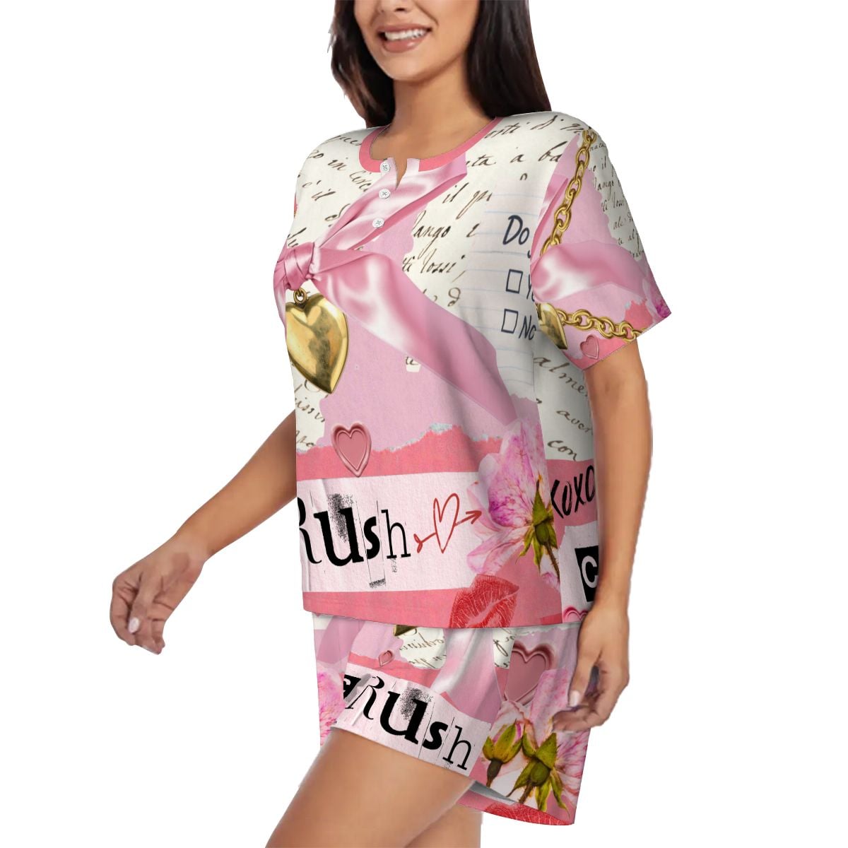 Crush-XOXO Women's Pajama Set